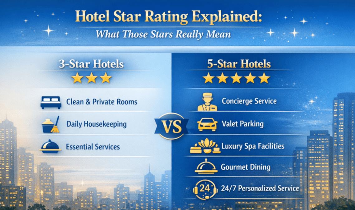 How Hotel Ratings Really Work 3-Star vs 5-Star Explained
